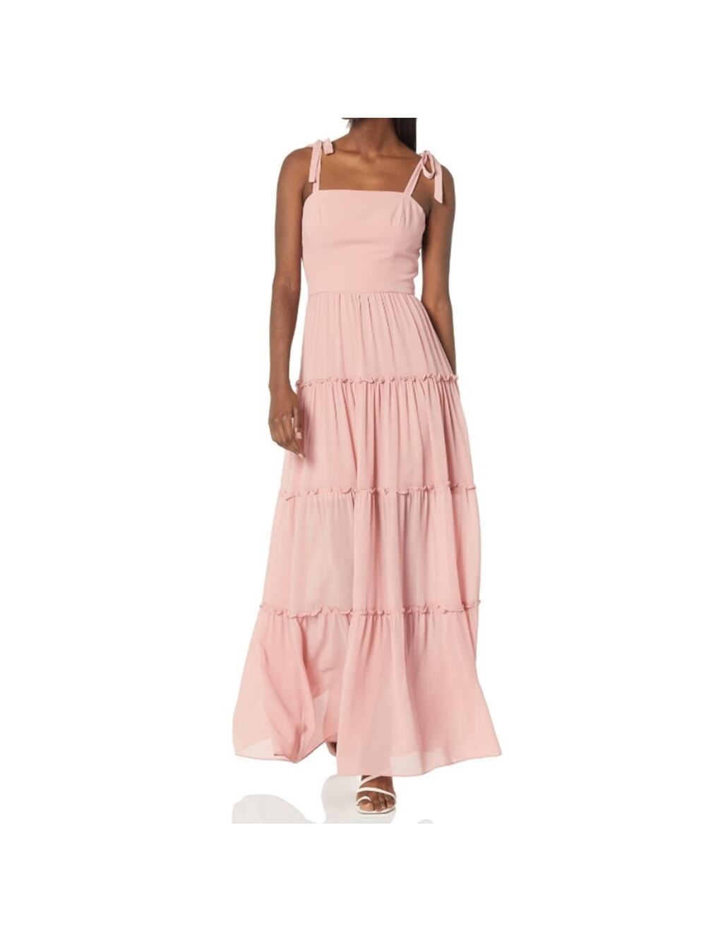 Dress The Population Adonia Fit and Flare Maxi Dress Nwot